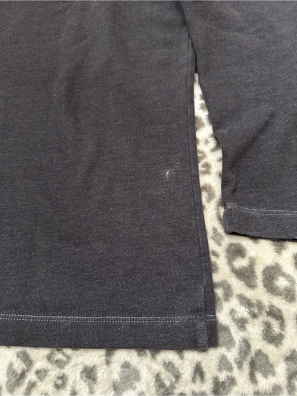 Y2K Old Navy Long Sleeve Graphic Top Gray Size Large Men’s